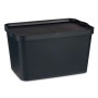 Boîte de rangement avec couvercle Anthracite Plastique 24 L 29,3 x 24,5 x 45 cm (6 Unités)