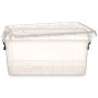 Boîte de rangement avec couvercle Transparent Plastique 13,7 L 27,5 x 18 x 42,5 cm (12 Unités)