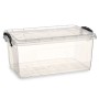 Boîte de rangement avec couvercle Transparent Plastique 13,7 L 27,5 x 18 x 42,5 cm (12 Unités)