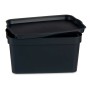 Boîte de rangement avec couvercle Anthracite Plastique 2,3 L 13,5 x 11 x 20 cm (24 Unités)