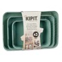 Set de Bandejas organizadoras Rectangular Verde Plástico (6 Unidades)