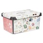 Caja de Almacenaje con Tapa Memories Juvenil Plástico 10 L 23,5 x 16,5 x 35 cm (12 Unidades)