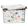Caja de Almacenaje con Tapa Memories Juvenil Plástico 17 L 27,5 x 22 x 36,5 cm (12 Unidades)