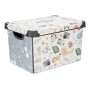 Caja de Almacenaje con Tapa Memories Juvenil Plástico 17 L 27,5 x 22 x 36,5 cm (12 Unidades)