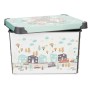 Boîte de rangement avec couvercle Enfant Route Plastique 17 L 27,5 x 22 x 36,5 cm (12 Unités)