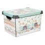 Boîte de rangement avec couvercle Enfant Route Plastique 17 L 27,5 x 22 x 36,5 cm (12 Unités)