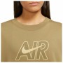 Camiseta de Manga Corta Mujer Nike Sportswear Air Marrón