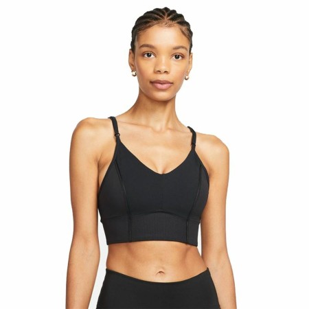 Soutien-gorge de Sport Nike Yoga Dri-Fit Indy Noir