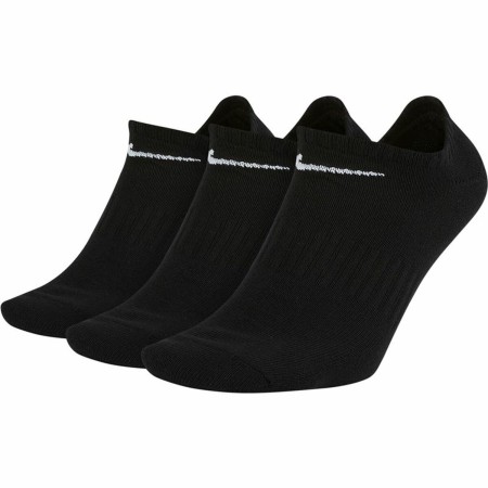 Calcetines Tobilleros Deportivos Nike 004400 Negro