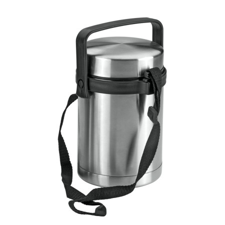 Thermos pour aliments Metaltex Noir Argenté Acier inoxydable 1,4 L