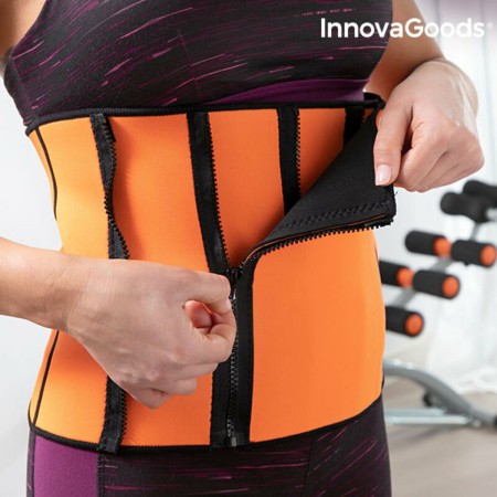 Faja Reductora Deportiva Fitness con Efecto Sauna Swidle InnovaGoods 77 (Reacondicionado A+)