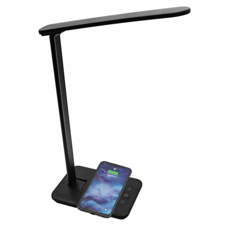 Lámpara LED con Cargador Inalámbrico para Smartphones Denver Electronics LQI-105 Negro 5 W