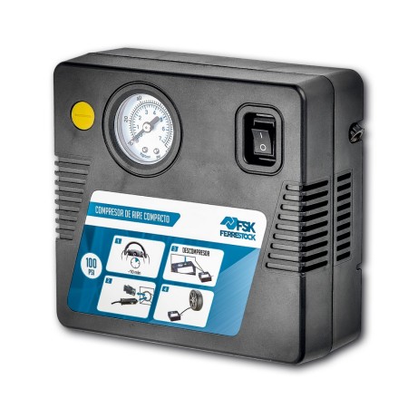Compresor de Aire Ferrestock 100 PSI 12 V