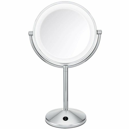 Miroir Grossissant avec LED Babyliss 9436E Double face Acier Acier inoxydable