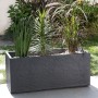 Cache-pot EDA Anthracite Plastique Rectangulaire 99 x 39 x 43 cm