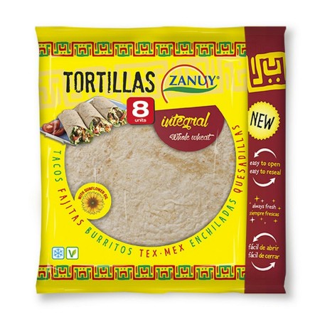 Tortillas de blé Zanuy Intégrale