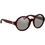 Gafas de Sol Mujer Linda Farrow ANN DEMEULEMEESTER 7 BURGUNDY 925 SILVER