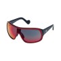 Lunettes de soleil Unisexe Moncler RED MULTICOLOR SHIELD UNISEX