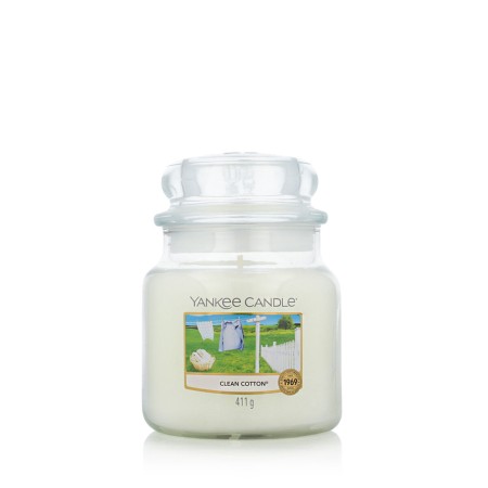 Vela Perfumada Yankee Candle Clean Cotton 411 g