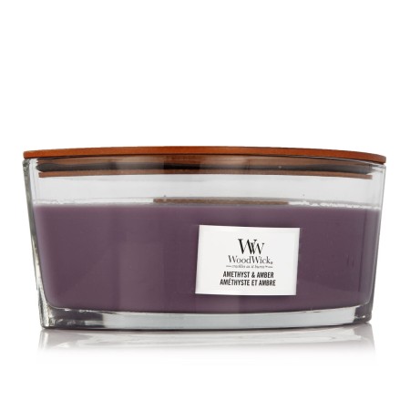 Vela Perfumada Woodwick Amethyst & Amber 453 g