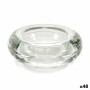 Bougeoir Transparent verre 6,5 x 2,5 x 6,5 cm (48 Unités)