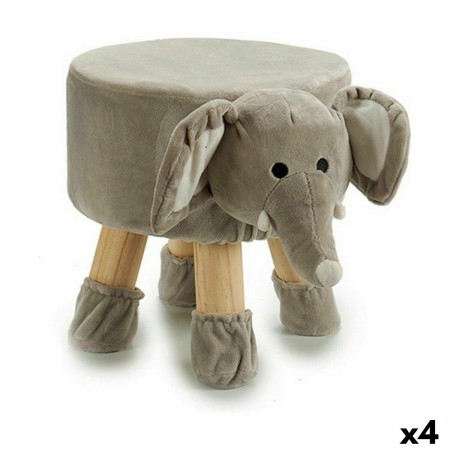 Taburete Elefante 29 x 30 x 47 cm (4 Unidades)