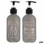 Dispensador de Jabón Gris Vidrio Polipropileno 250 ml (24 Unidades)