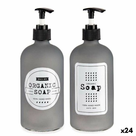 Distributeur de Savon Gris verre polypropylène 480 ml (24 Unités)