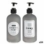 Dispensador de Jabón Gris Vidrio Polipropileno 480 ml (24 Unidades)