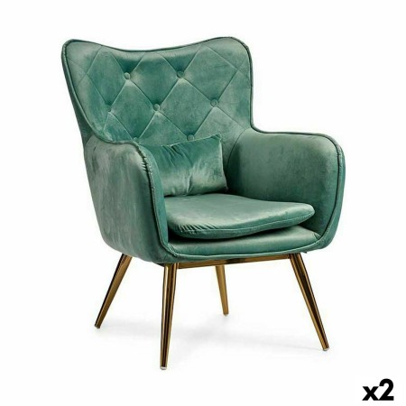 Fauteuil Vert 68 x 92 x 70 cm (2 Unités)