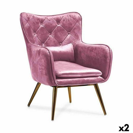 Sillón Rosa 68 x 92 x 70 cm (2 Unidades)