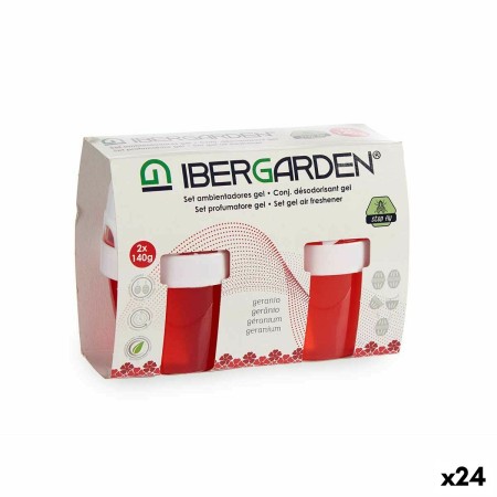 Lot de désodorisants Gel Géranium (24 Unités)