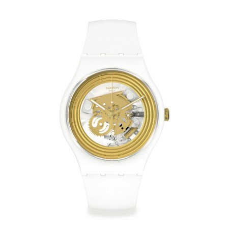 Montre Femme Swatch GOLDEN RINGS WHITE (Ø 41 mm)