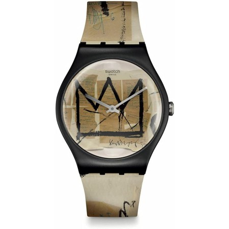 Montre Homme Swatch UNTITLED BY JEAN-MICHEL BASQUIAT (Ø 41 mm)