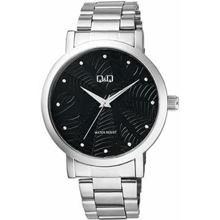 Reloj Hombre Q&Q Q892J222Y Negro Plateado