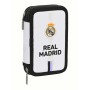 Plumier double Safta Real Madrid CF 12,5 x 4 x 19,5 cm Multicouleur (28 pcs)