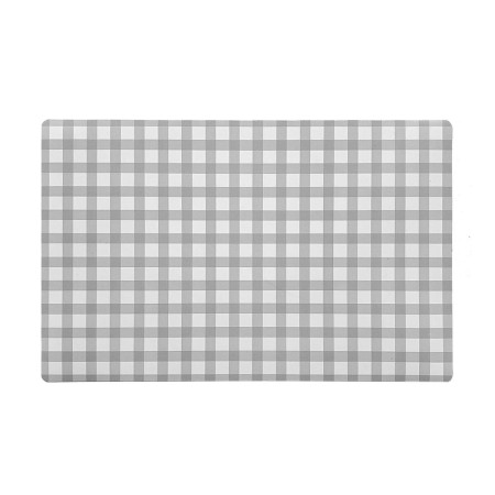 Dessous de plat Versa Vichy Gris clair polypropylène 43 x 28 cm