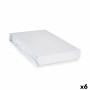 Protecteur de matelas Blanc 90 x 190 cm (6 Unités)