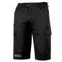 Pantalon court Sparco Bermuda Cargo Noir