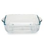 Bandeja para Horno Borcam Con asas 1,9 L 22 x 6 x 25,5 cm (6 Unidades)