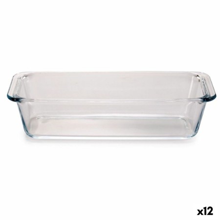 Bandeja para Horno Borcam Bizcocho Con asas Transparente 1,63 L (12 Unidades)