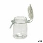 Bocal Fermeture hermétique Transparent Silicone Chrome 150 ml 9 x 9,5 x 6,5 cm (24 Unités)