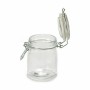 Tarro Cierre hermético Transparente Silicona Cromo 150 ml 9 x 9,5 x 6,5 cm (24 Unidades)