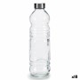 Botella de Cristal Transparente Plateado Vidrio 1,1 L 8 x 31 x 8 cm (18 Unidades)