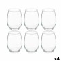 Set de Vasos Amber 570 ml Transparente Cristal (4 Unidades)