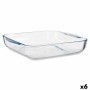 Bandeja para Horno Transparente Vidrio de Borosilicato 27,7 x 6,5 x 31,2 cm (6 Unidades)