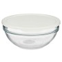 Fiambrera Redonda con Tapa Chefs Blanco 1,135 L 17,2 x 7,6 x 17,2 cm (4 Unidades)