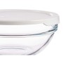 Panier-repas rond avec couvercle Chefs Blanc 595 ml 14 x 6,3 x 14 cm (6 Unités)