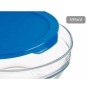 Fiambrera Redonda con Tapa Chefs Azul 595 ml 14 x 6,3 x 14 cm (6 Unidades)