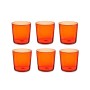 Set de Vasos Bistro Rojo Vidrio 380 ml (4 Unidades)